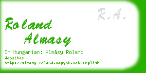 roland almasy business card